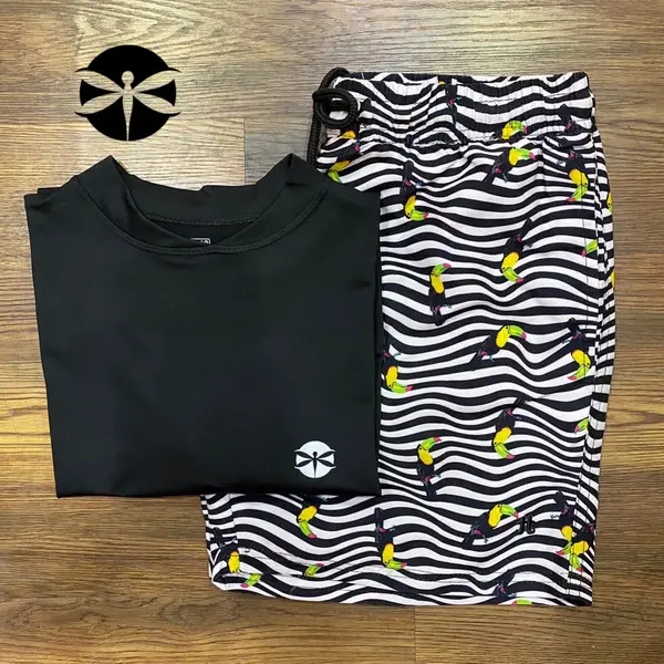 Conjunto Caballeros (Playera UV + Short) · Negru Tucan